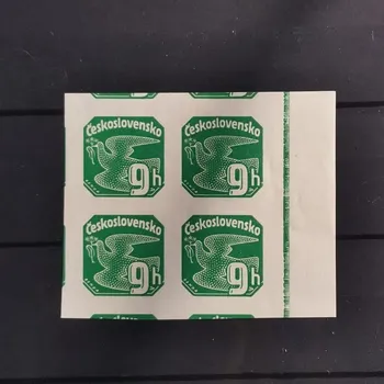 Sběratelství Čtyřblok ČSR, 9h, Pof.NV17**