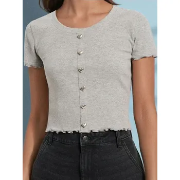 Dámská halenka Sinsay - Halenka - šedá - 443FG-9MM - 443FG-9MM-L