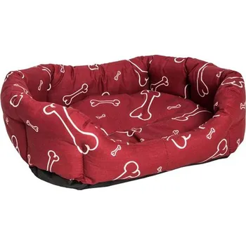 Pelíšek pro psa Pelech 8 Hran Bavl. Kost Vínovo/Bílý 45 - 85 Cm Pelech 8 hran bavl. Kost vínovo/bílý 70 cm: -