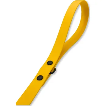 Vodítko pro psa PafDog® Voděodolné gumové vodítko s poutkem na ruku, žluté PAF-279