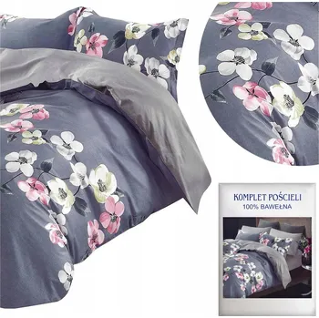 Povlečení Povlečení 200x220 3dílné Bavlněný satén Aida Sada 2x Povlak na polštář