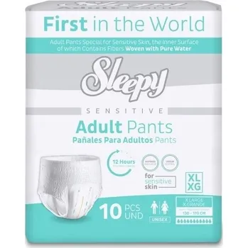 Inkontinenční kalhotky Sleepy inkontinenční kalhotky pro dospělé 1x10 ks absorpční kalhotky velikost XL