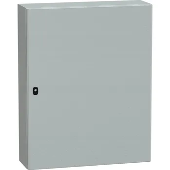 Rozvaděč SKŘÍŇ NT Š=1000mm H=800mm H=250mm IP66 PLNÉ DVEŘE BEZ MONTÁŽNÍHO PANELU OCELOVÝ PLECH