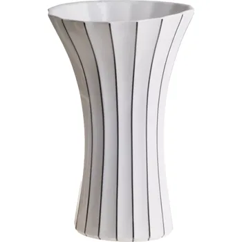 Váza Goldfinger porcelán Porcelánová Váza T černé linky 30 cm