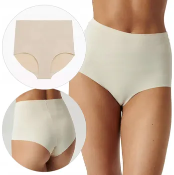 Kalhotky Kalhotky Atlantic LS-003 - vyšší pas Béžová L