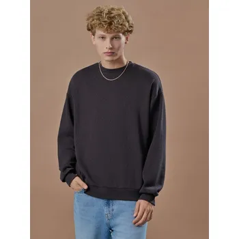 Pánský svetr Svetr s kulatým výstřihem - L - House - tmavošedý - 978HM-90X