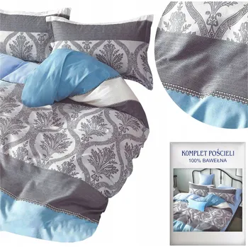 Povlečení Povlečení 160x200 3dílné Bavlněný satén Aida Sada 2x Povlak na polštář