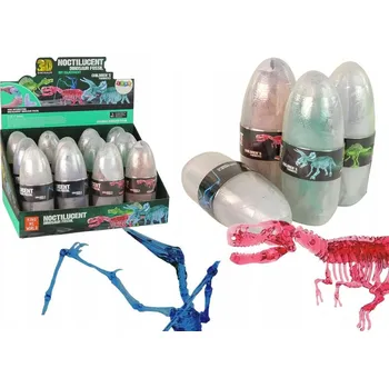 Otevírací Dino Vejce Figurka Krystalický Náhodný Dinosaurus
