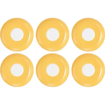 jídelní souprava SELTMANN MEADOW GRASSES CURRY Sada 6 podšálků 12 cm