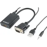 GEMBIRD Redukce VGA - HDMI, 0,15m, M/F