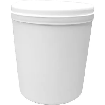 Odpadkový koš 5litrový ODPADKOVÝ KOŠ , matná bílá, BISK 08344