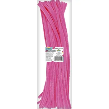Titanum Chlupaté drátky, RŮŽOVÁ, 30 cm/6mm, 50ks/bal.