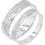 Snubní prsteny s ručně rytým povrchem Cley