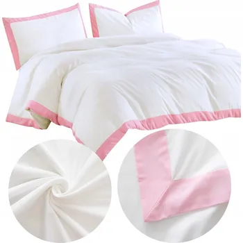 Povlečení Povlečení 160 x 200 3 dílů Bavlněný satén Hampton Fausto s ozdobnou lištou