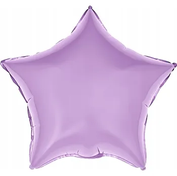 Balónek Fóliový balónek ve tvaru hvězdy, světle fialový, 45 cm