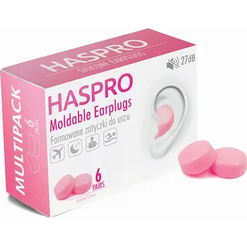 Špunty do uší Magros Moldable 6P Pink růžové