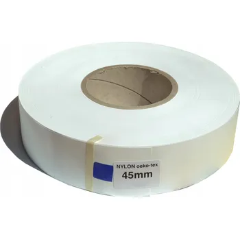 Lepicí páska Nylonová popruhová páska 45 mm / 50 m, role nylonu na štítky a cedulky