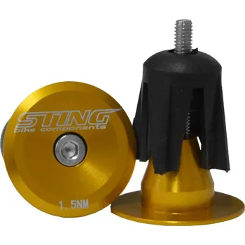 Zátka do řidítek Sting Barva: Zlatá