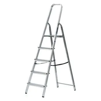 Žebřík Hliníkové domácí schůdky s plošinou, 5 schodů, pracovní výška 3,0 m