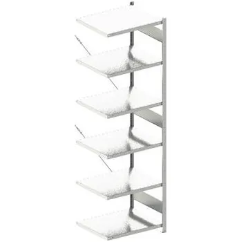 regál META zásuvný regál nástavný 2500x750x600 mm, nosn. 100 kg