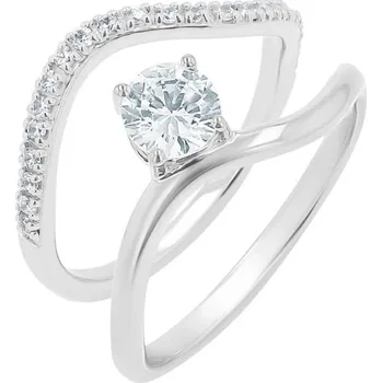 Šperk Romantický zásnubní set atypických prstýnků s lab-grown diamanty Kayla