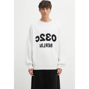 Pánský svetr Vlněný svetr 032C 'Selfie', XXL, béžová, 01X