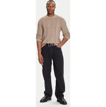 Pánské oblečení Tommy Jeans Svetr DM0DM22101 Hnědá Regular Fit L