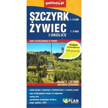 Literární cestopis Mapa wodoodporna - Szczyrk, Żywiec i okolice - Praca zbiorowa