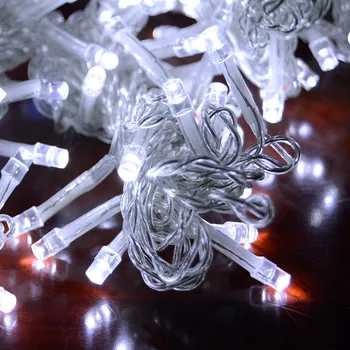 Vánoce VOR 100M - 1000x LED bílý kabel - dekorační světelný řetěz na bílém kabelu, svit bílá a bílá teplá, světelné programy, nap. adaptér 230V Barva: Bílá studená