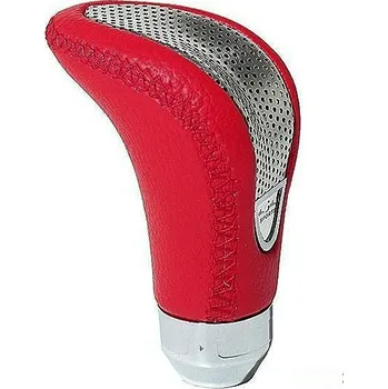 Hlavice řadicí páky PREXIM rukojeť řadicí páky kůže červená