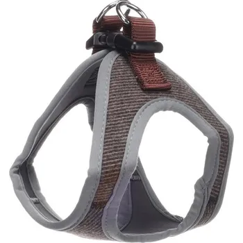 Postroj pro psa Postroj textil Herbert tm.hnědý XS Flamingo