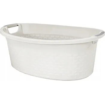 Oválná mísa BranQ 40 l bílá