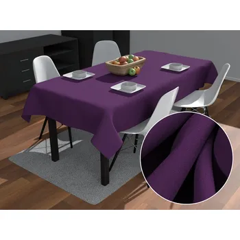 ubrus Dekorační obdélníkový ubrus Rongo RG-064 Tmavě fialový 50x100 cm