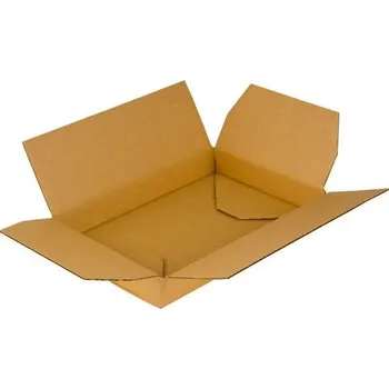 Obalový materiál Kartonová krabice klopová 250x200x50 mm 3VVL B 320g/m2 hnědá - paleta 1440 ks