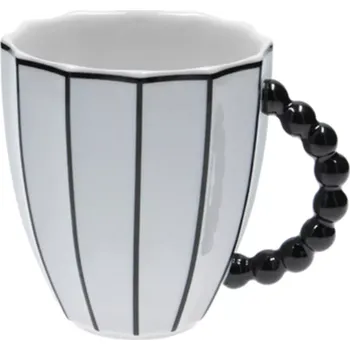 Porcelánový hrnek Retro Z černá linka