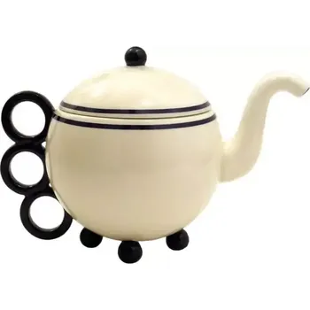 Konvice na čaj Porcelánová konvice Stockar modrá linka