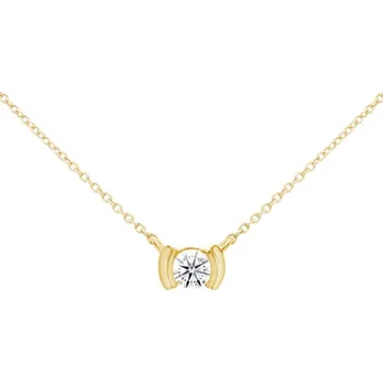 Náhrdelník Minimalistický zlatý náhrdelník s lab-grown diamantem Gosta