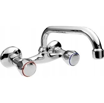 Vodovodní baterie Kuchyňská nástěnná baterie Maibang Classic stříbrná