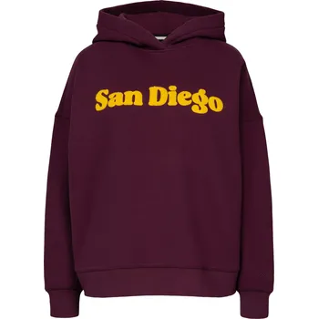 Dámská móda PitBull West Coast - dámská KP mikina SAN DIEGO burgundy M/L