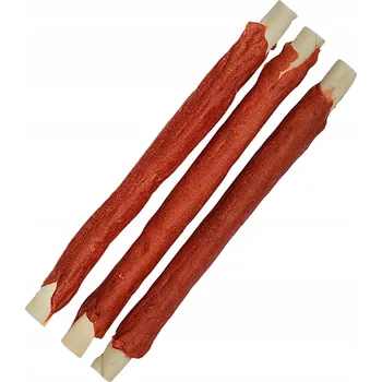 Pamlsek pro psa Psí pamlsek Happy Snacky hovězí tyčinky s jehněčím masem 28 cm 3 ks