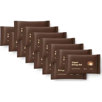 Vilgain Energy Ball BIO – 14x kakao s arašídovým máslem 30 g