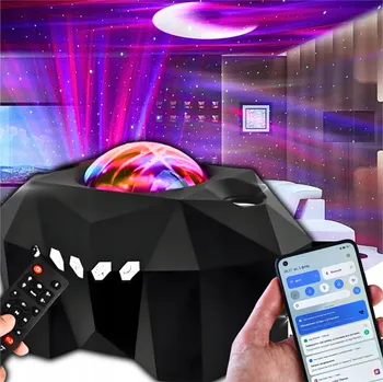 Projektor Projektor noční oblohy polární záře měsíc noční lampa projektor vesmír BT dálkové ovládání