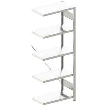 Dílenský regál META zásuvný regál nástavný 2000x750x400 mm, nosn. 100 kg