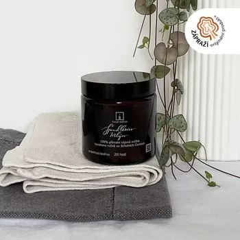 Osvěžovač vzduchu Vonná svíčka ŠPINDLERŮV MLÝN - grapefruit, skořice - černá s víčkem