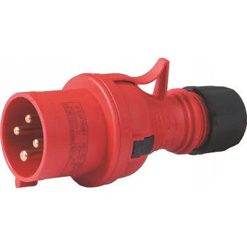 Elektrická zásuvka Přenosná podlahová Elektrická Zásuvka Elektromet červená