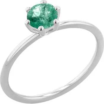 Prsten Zásnubní prsten se smaragdem Birdie