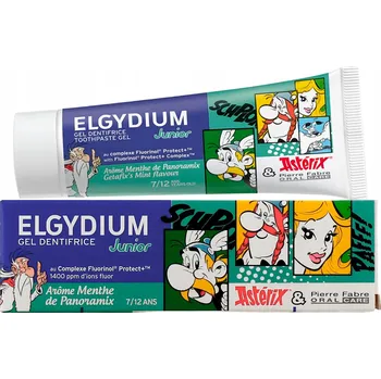 Dentální hygiena SADA ELGYDIUM JUNIOR ZUBNÍ PASTA PRO DĚTI 7-12 LET S PŘÍCHUTÍ ŽVÝKAČKA + TUTTI-FRUTTI