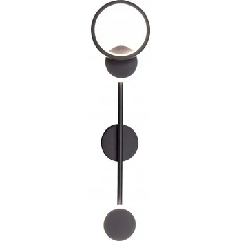 Nástěnné svítidlo Nástěnné Svítidlo Černé LED 65 cm