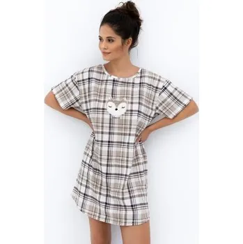 Dámská noční košile Noční košile Sensis Adley - bavlna Béžová Uni