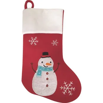 Vánoční dekorace Mikulášská dekorační punčocha 25 x 40 x 2 cm + poutko